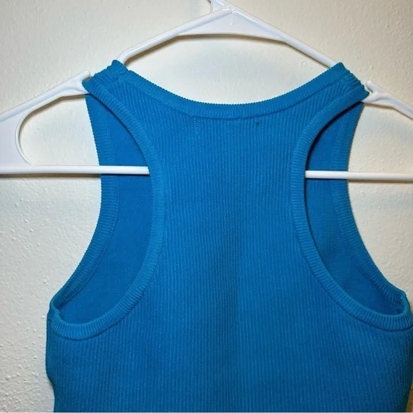 *3/20* NanaMacs Duly Noted Ribbed Racer Crop Tank - Picture 10 of 12